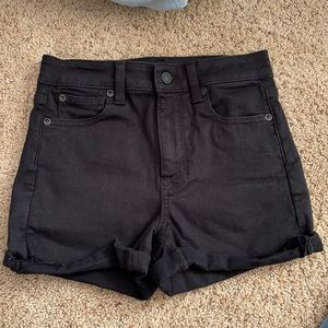 american eagle hi rise shortie